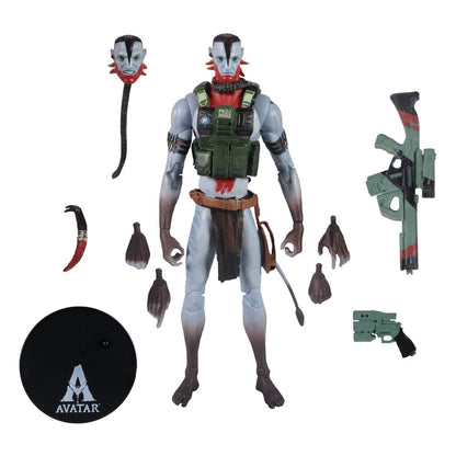 Avatar: Fire and Ash Actionfigur Recom Quaritch (Ash Warrior) 18 cm