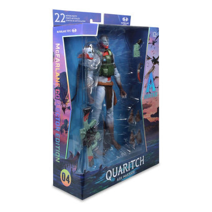 Avatar: Fire and Ash Actionfigur Recom Quaritch (Ash Warrior) 18 cm