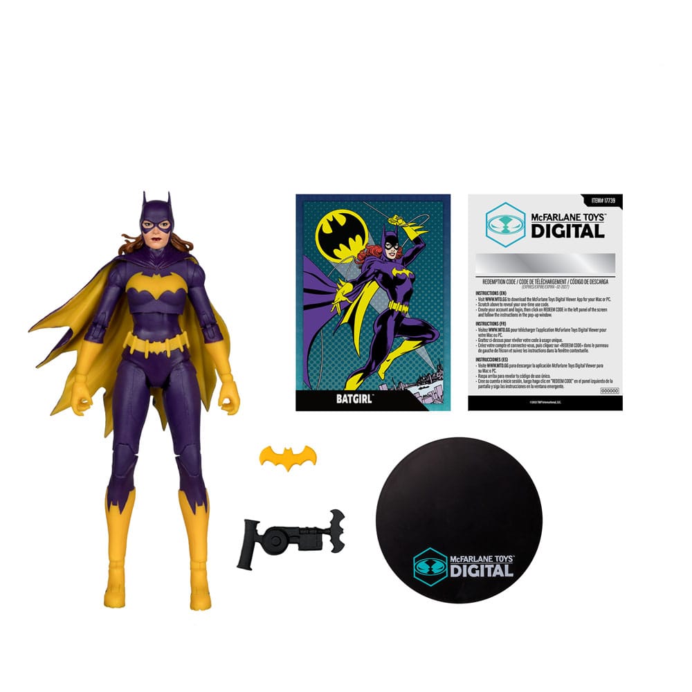 DC Direct McFarlane Toys Digital Actionfigur Batgirl (DC Classics) 18 cm