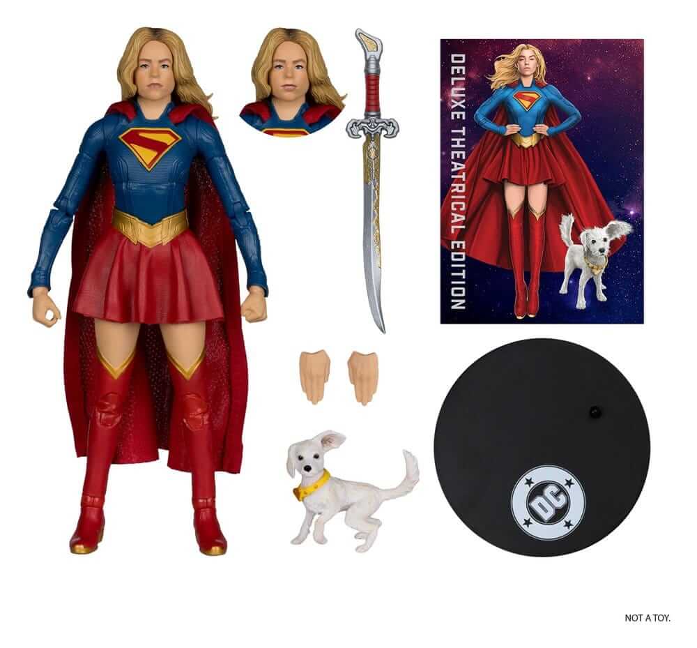 Supergirl (2026) DC Theatrical Deluxe Edition Actionfigur Supergirl & Baby Krypto 17 cm mit Zubehör