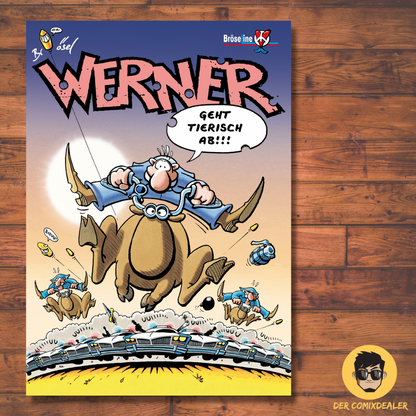 Werner Extrawurst 4-Geht tierisch ab / Bröseline Verlag / Brösel / Comic / Humor