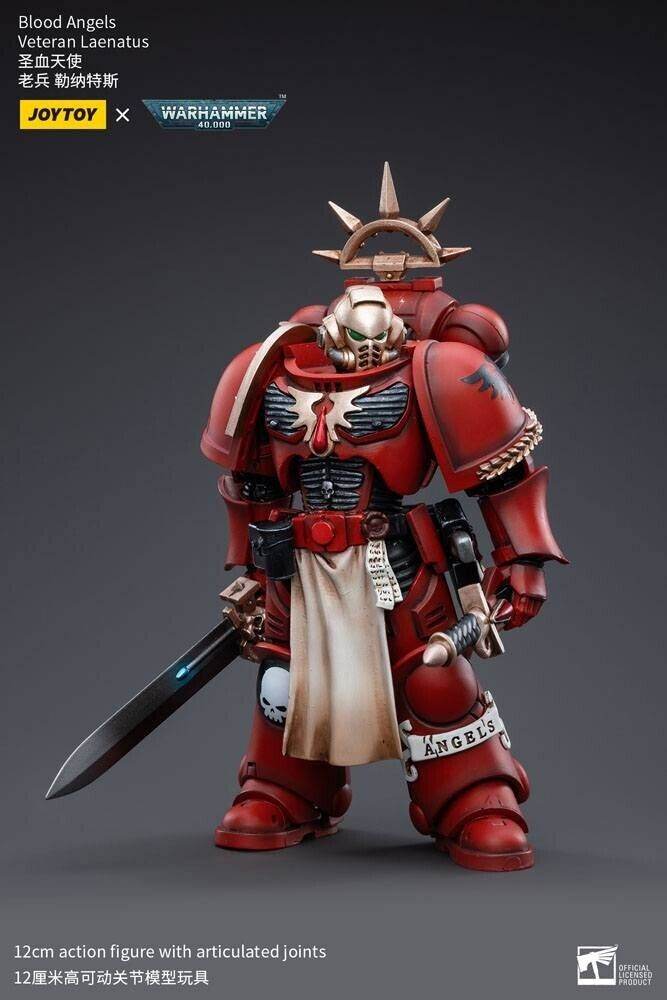 Warhammer 40k Actionfigur 1/18 Blood Angels Veteran Laenatus 12 cm Vorbestellung - Der Comixdealer