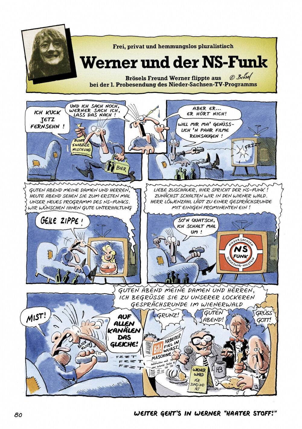 Werner Extrawurst 2 - Haater Stoff Brösels Früh-Anarchologie Brösel FUN NEU - Der Comixdealer