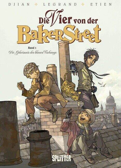 Die Vier von der Baker Street #1 (Neuauflage) - Das Geheimnis des blauen Vorhangs - Der Comixdealer