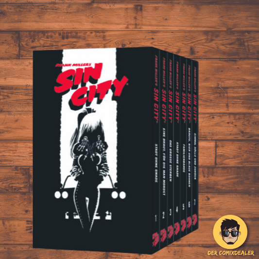 Sin City - Black Edition Komplettschuber / Film Noir / Crime / Frank Miller - Der Comixdealer