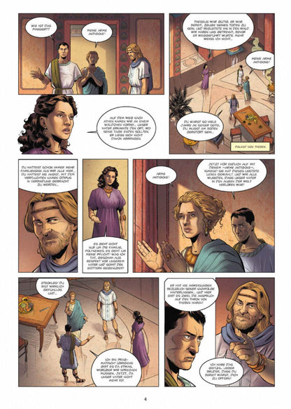 Splitter Mythen der Antike: Antigone Guiseppe Baiguera, Luc Ferry, Clotilde Br - Der Comixdealer