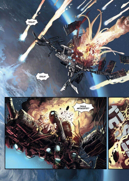 Splitter Jean-Luc Istin, Jesus Harvas Androiden 01 Wiederauferstehung Hardcover - Der Comixdealer