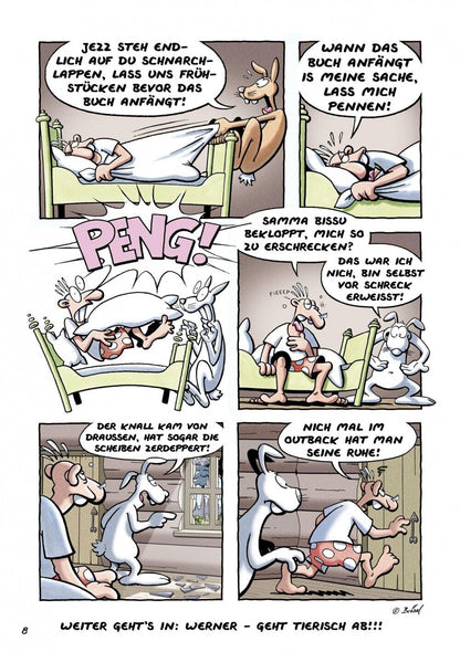 Werner Extrawurst 4-Geht tierisch ab / Bröseline Verlag / Brösel / Comic / Humor