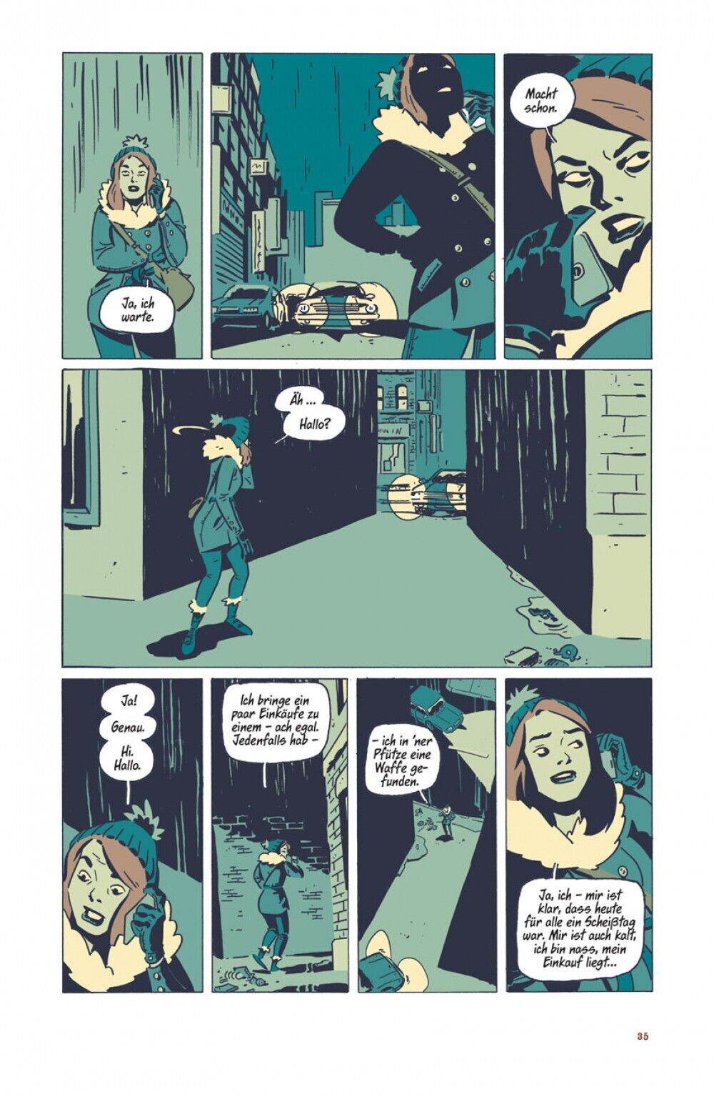 November 1 Die Frau auf dem Dach / Schreiber & Leser / Krimi / HC / NEU - Der Comixdealer